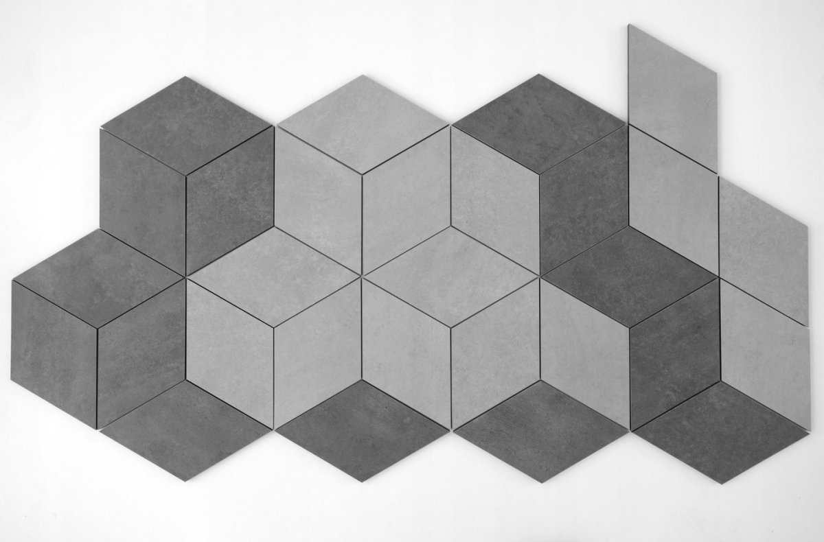 Romb just Romb серая Concrete-like