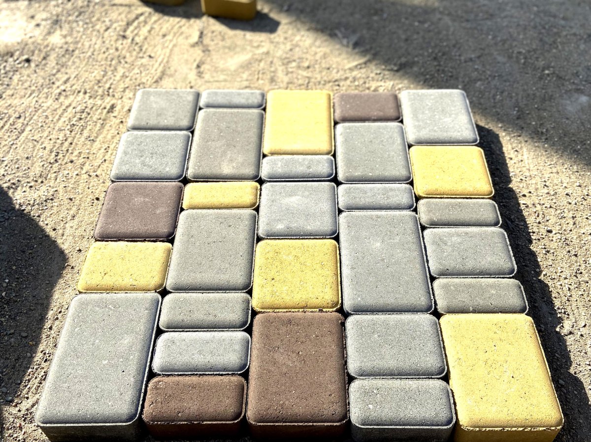 Тротуарная плитка ромб 3д