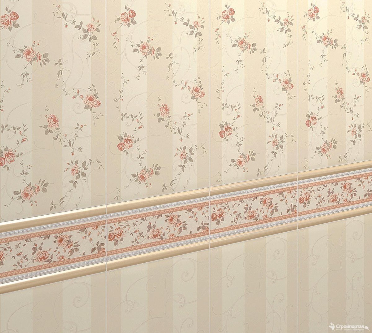 Варианты выкладки плитки Кантри Шик