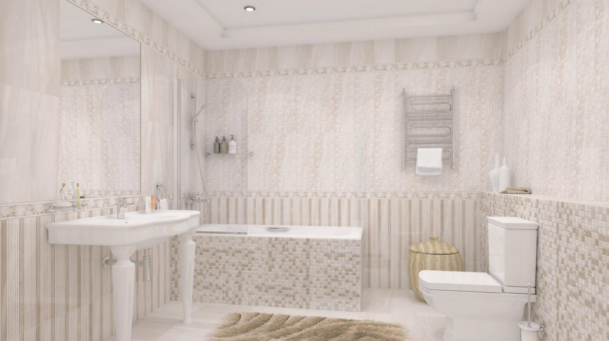 Ванна в стиле Кантри Прованс