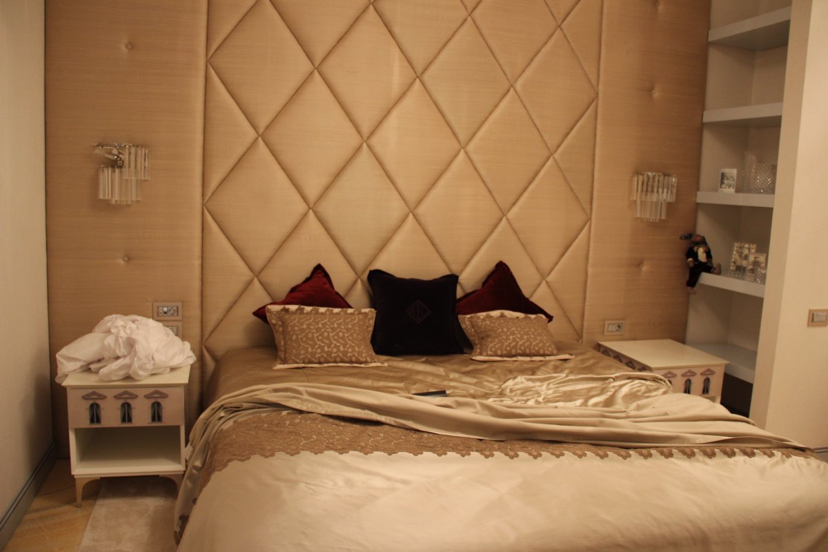 Мягкие стеновые панели для спальни