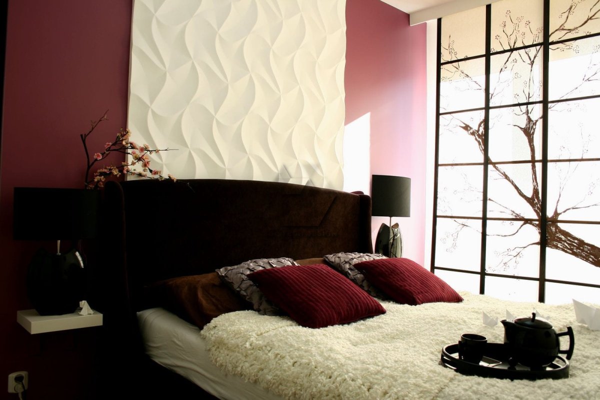 Рейки в спальне