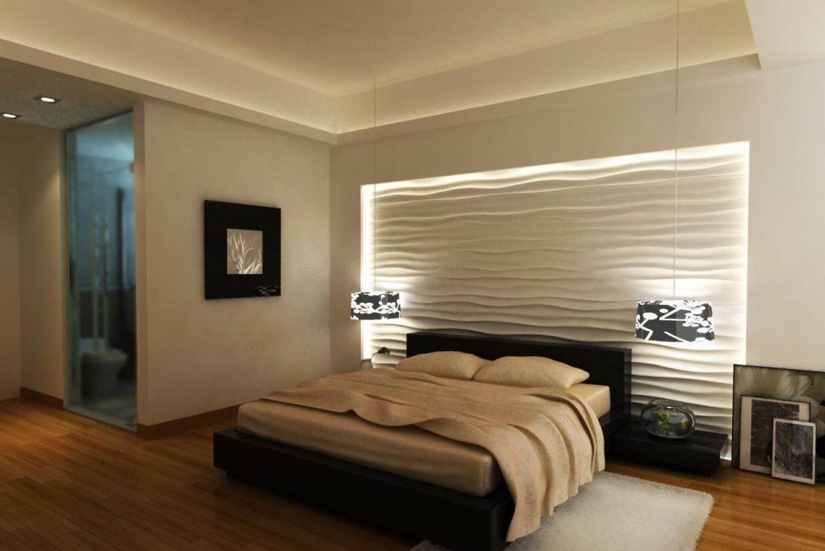 Настенные панели для спальни