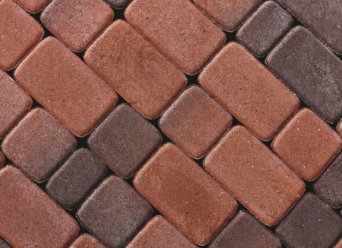 Брук тротуарная плитка вибролитая