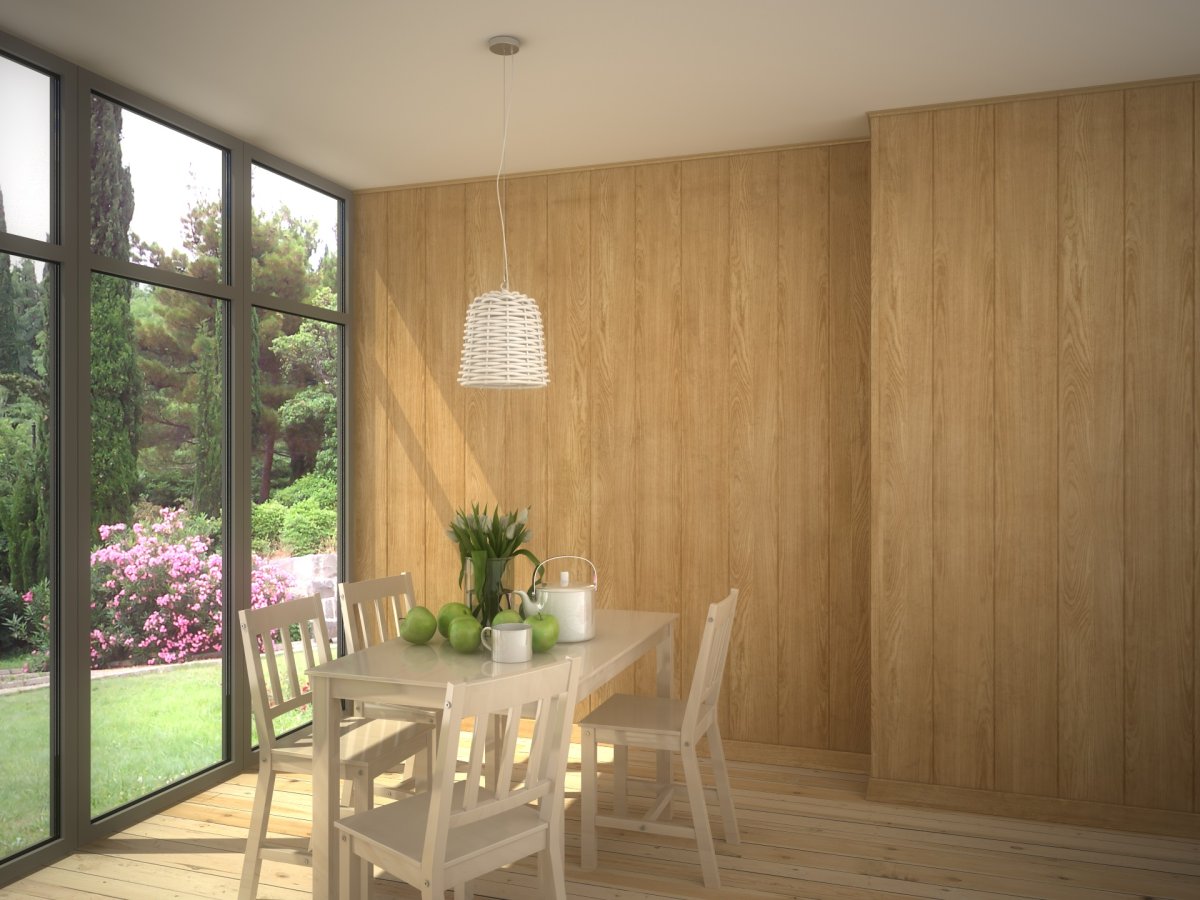 Панель МДФ Interior 3d дуб стоунвуд