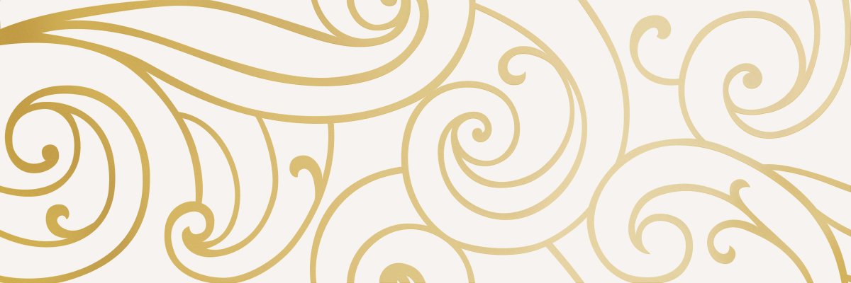 Плитка белая с золотым узором