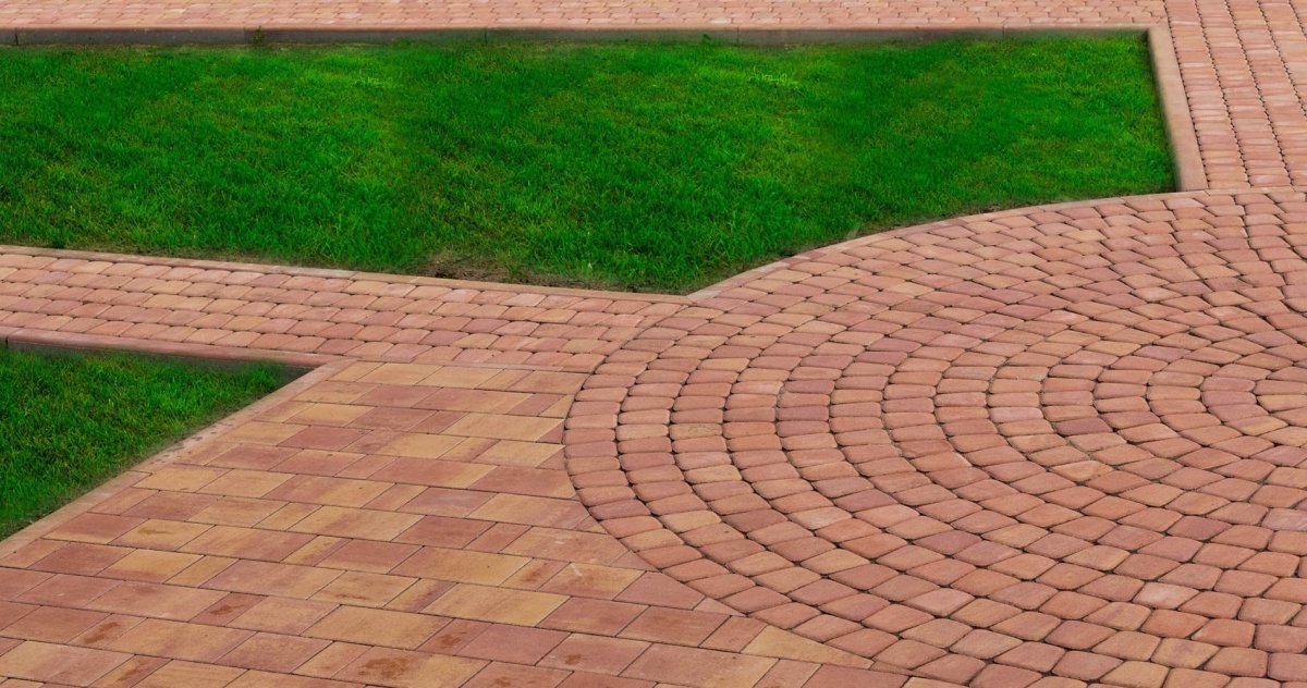 Тротуарная плитка Классико круговая, рассвет