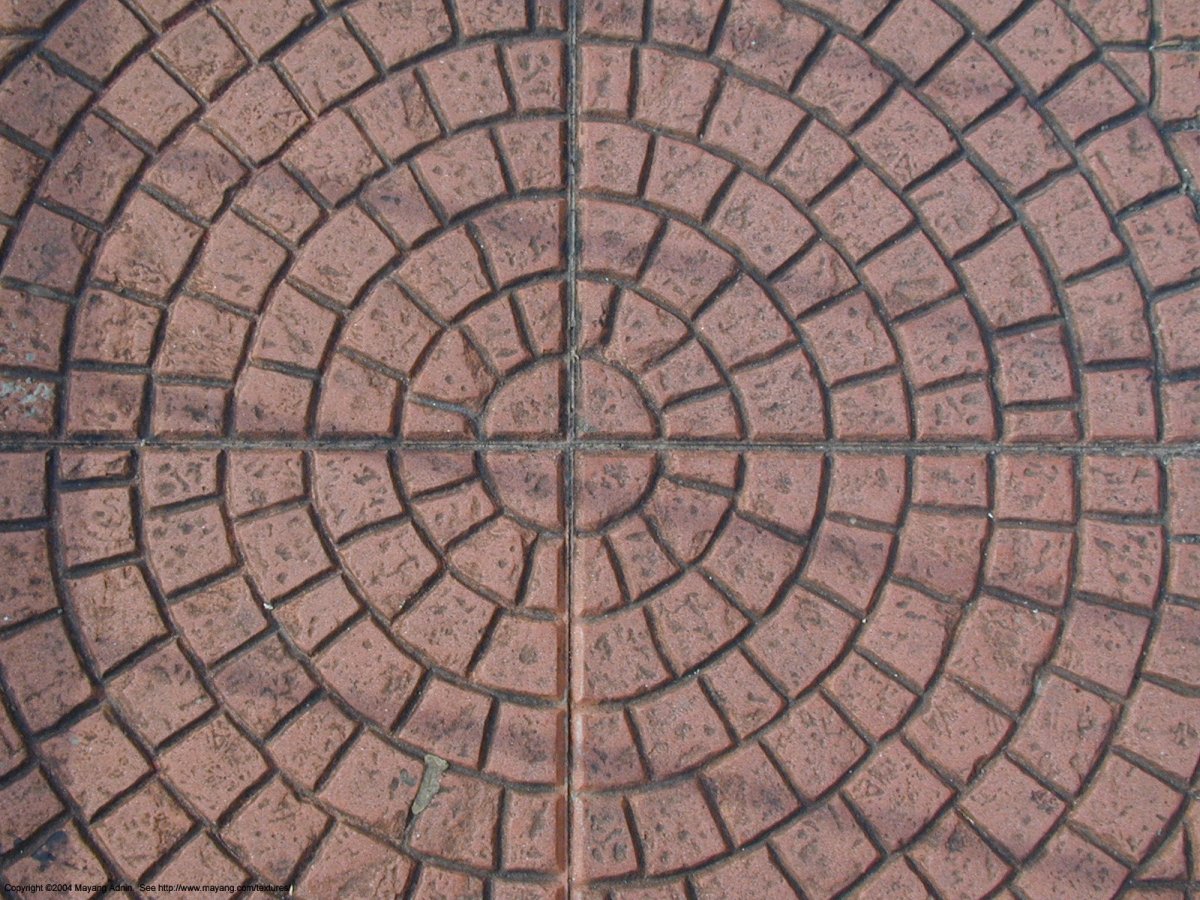 Круглое мощение текстура