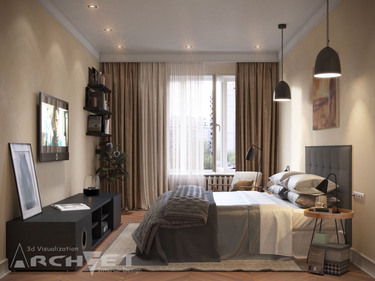 Комната холостяка