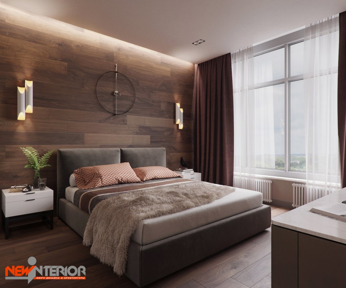 Интерьер спальни холостяка