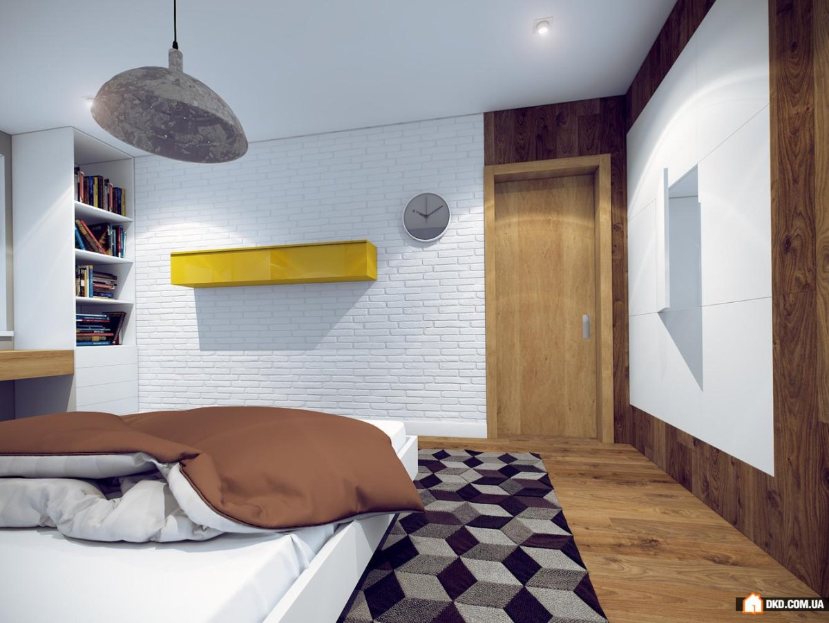 Интерьер спальни холостяка