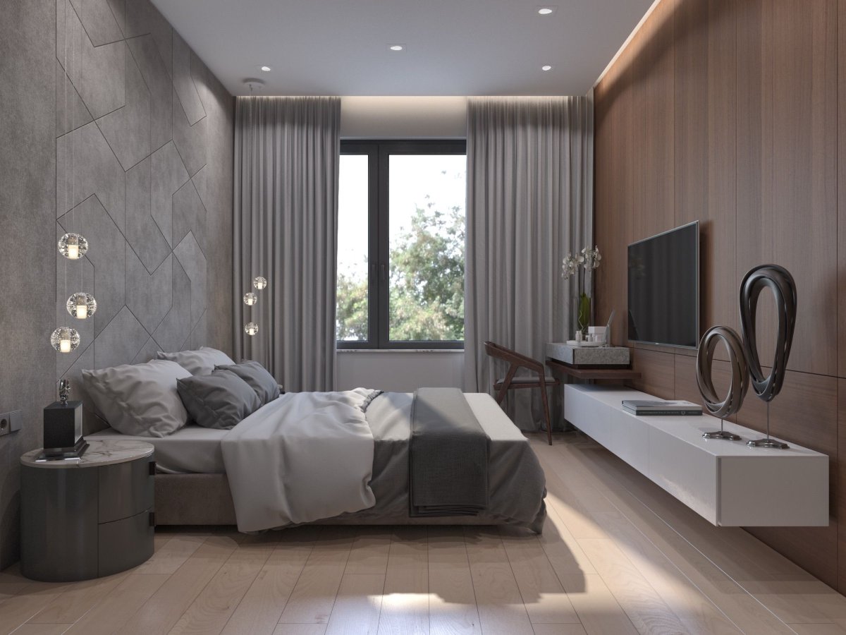 Шикарная спальня холостяка