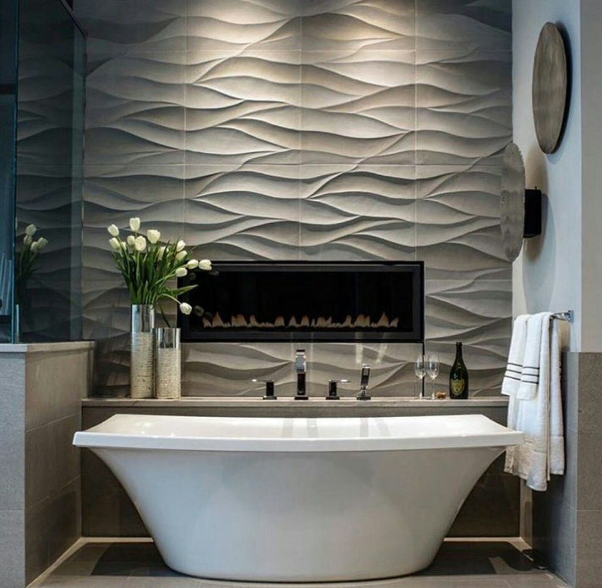 Atlas Concorde 3d Wall Dune White Matt 40x80