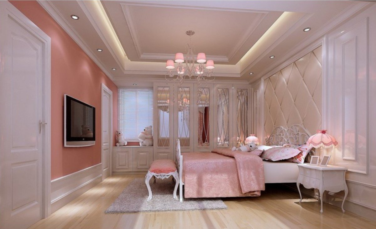 Пудровая спальня