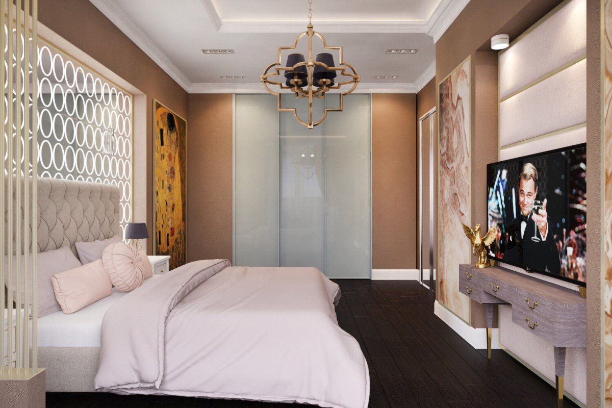 Спальня 15 кв м ар деко