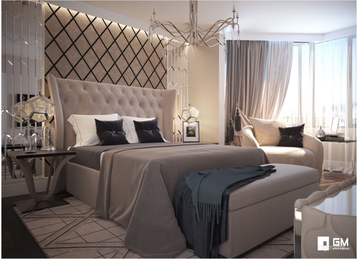 Спальня в стиле арт деко