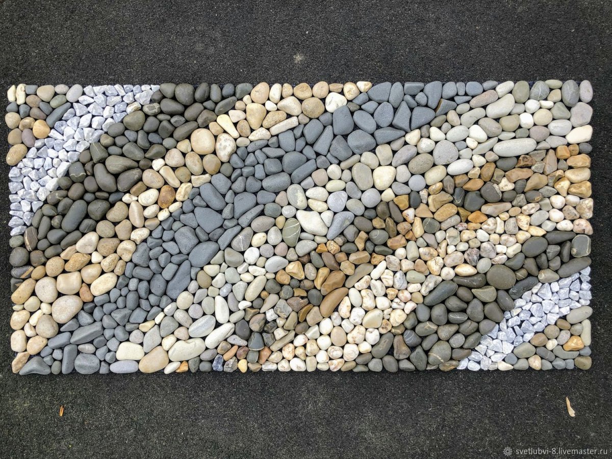 Рокарий галька мраморная крошка