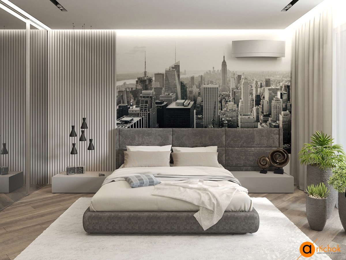 Стильная спальня Минимализм