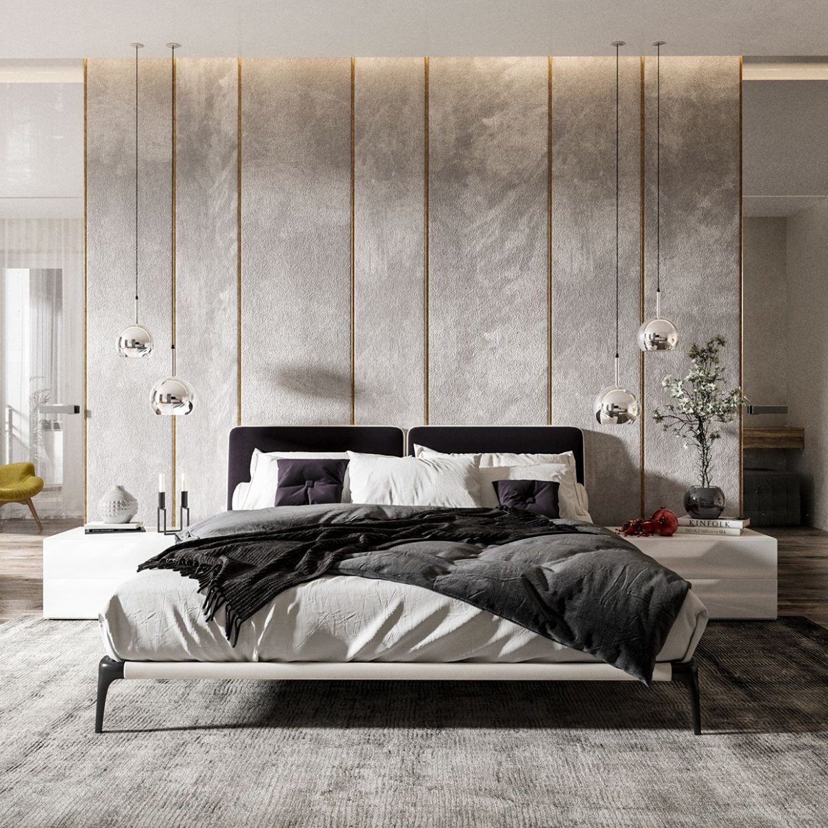 Спальня в стиле Неоклассика+лофт