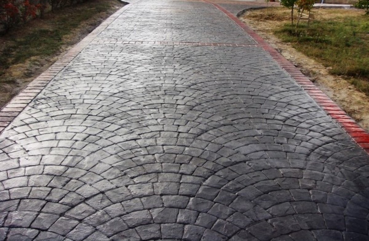 Декоративные бетонные дорожки