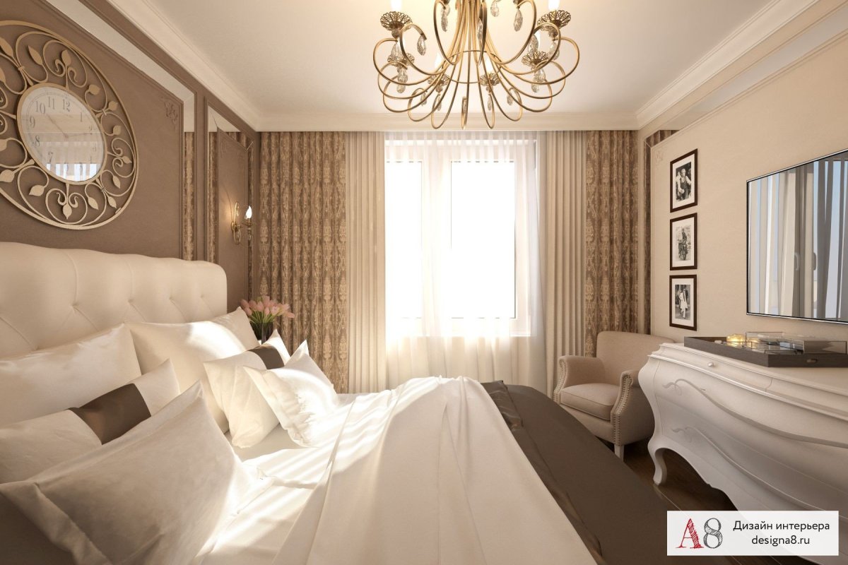 Интерьер спальной комнаты