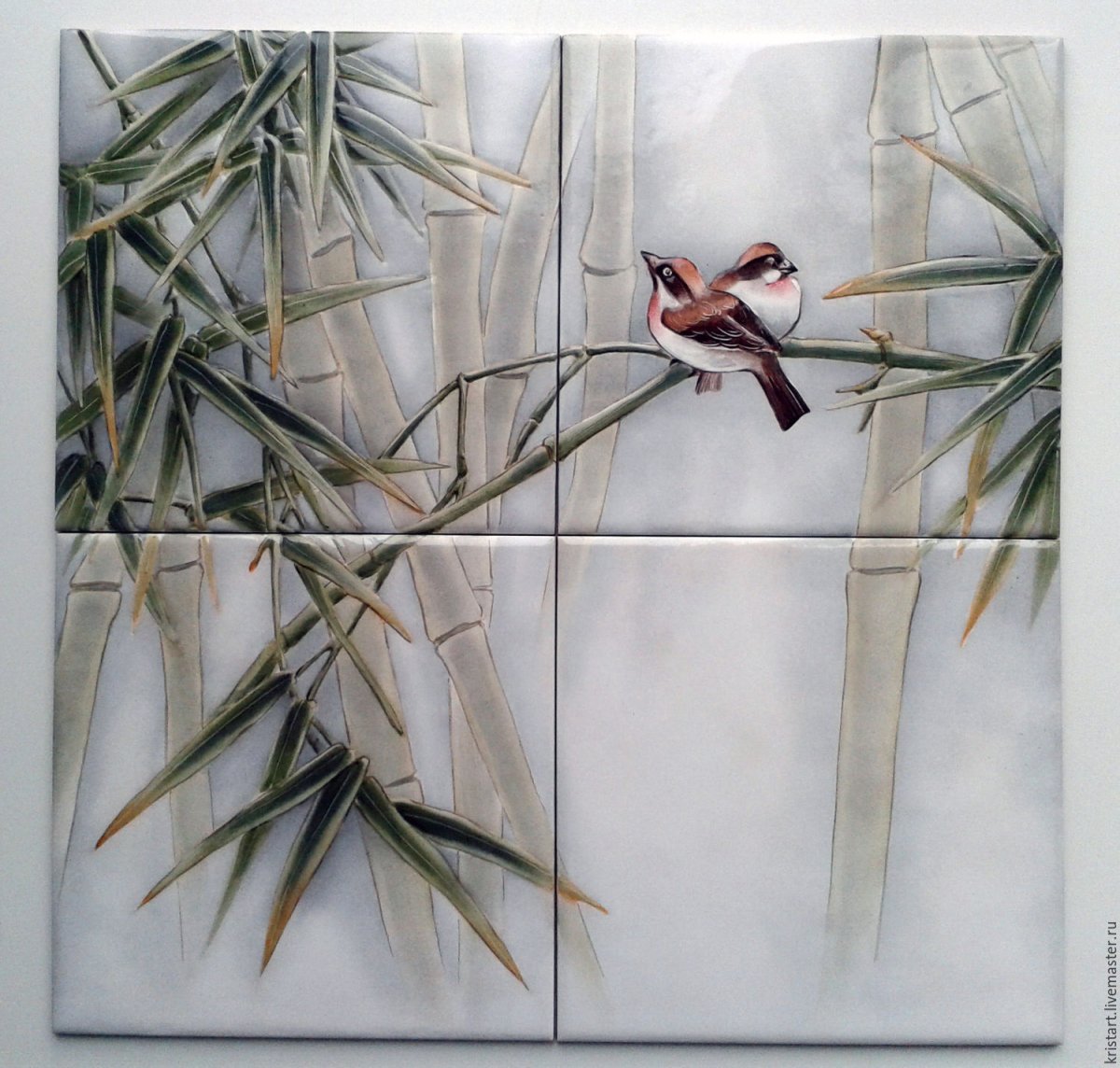 Плитка с птицами