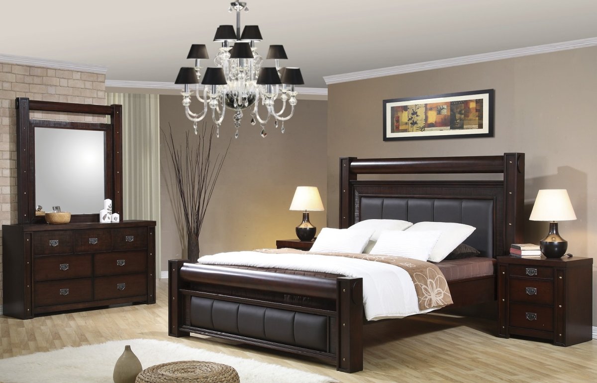 Спальня в цвете венге массив