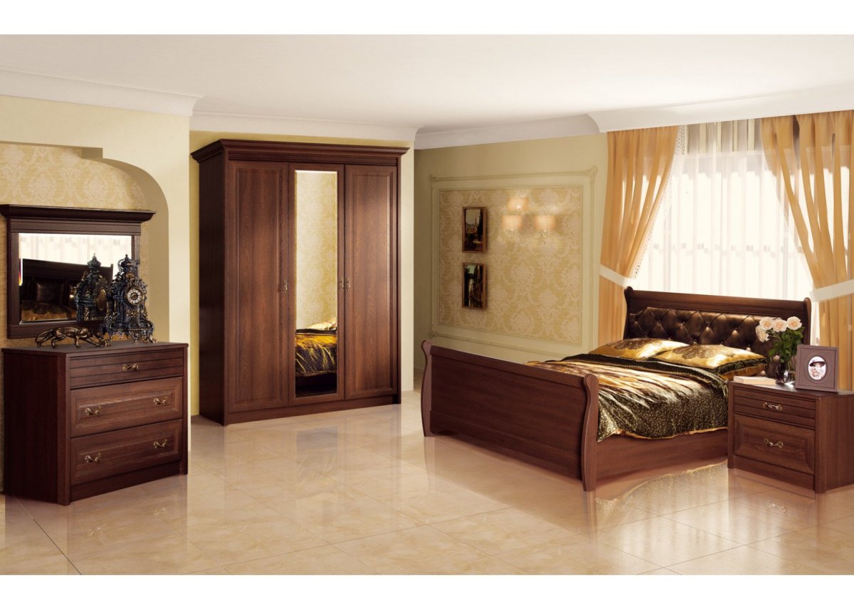 Лакированная мебель для спальни