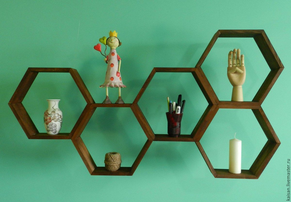 Декоративная стенка соты