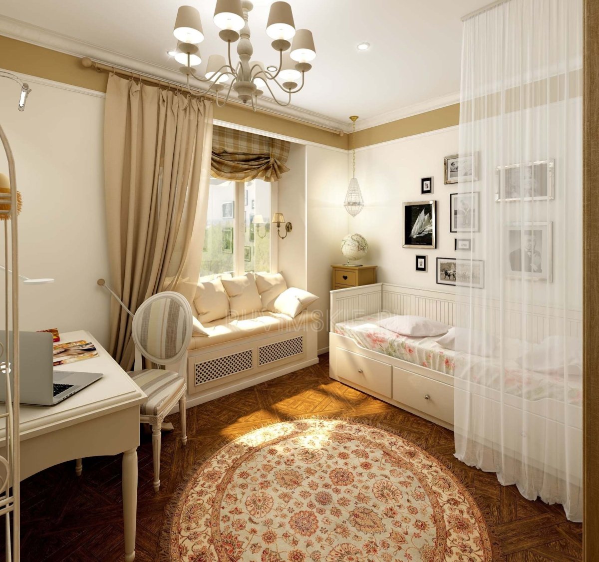 Декор спальной комнаты