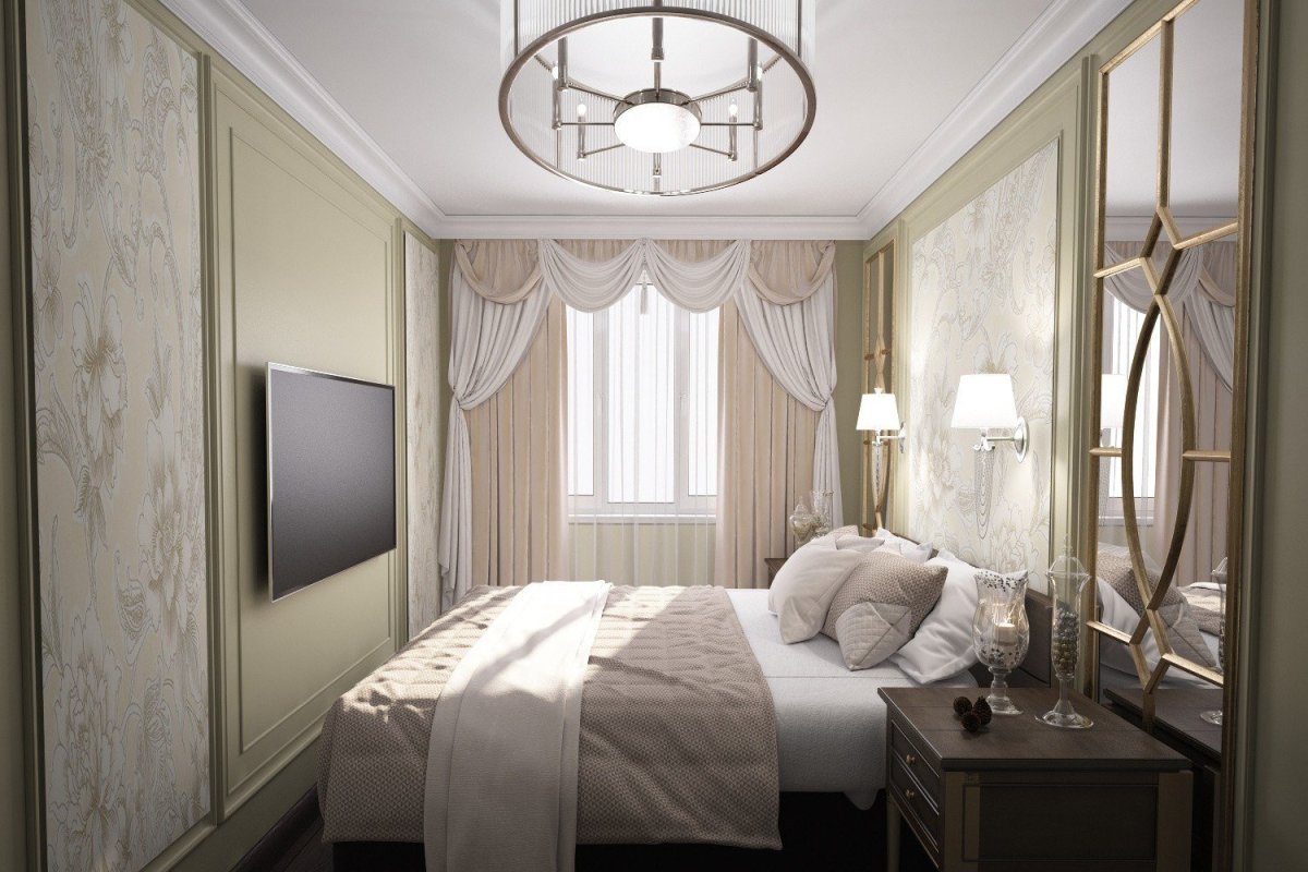 Спальня в хрущёвке