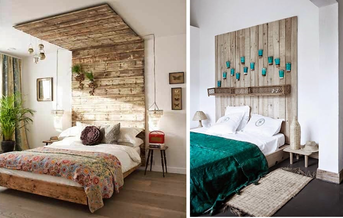 Доски в интерьере квартиры