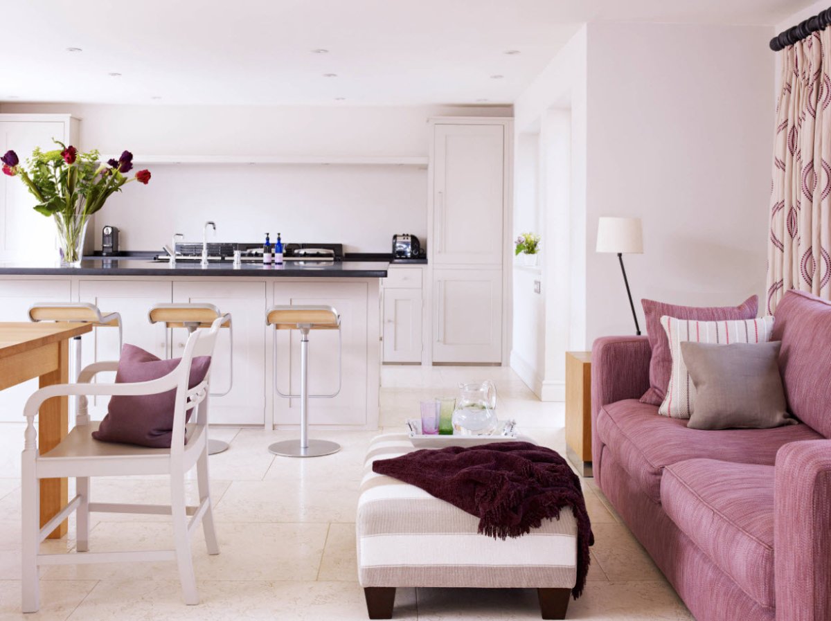 Оригинальная кухня гостиная