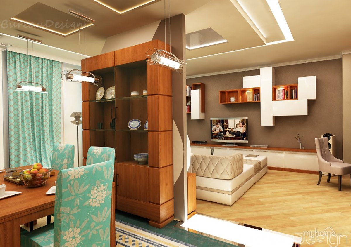 Кухня-гостиная 25 кв.м