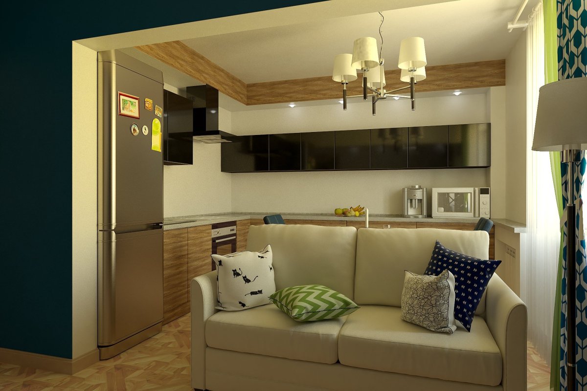 Диванчик на кухне в интерьере