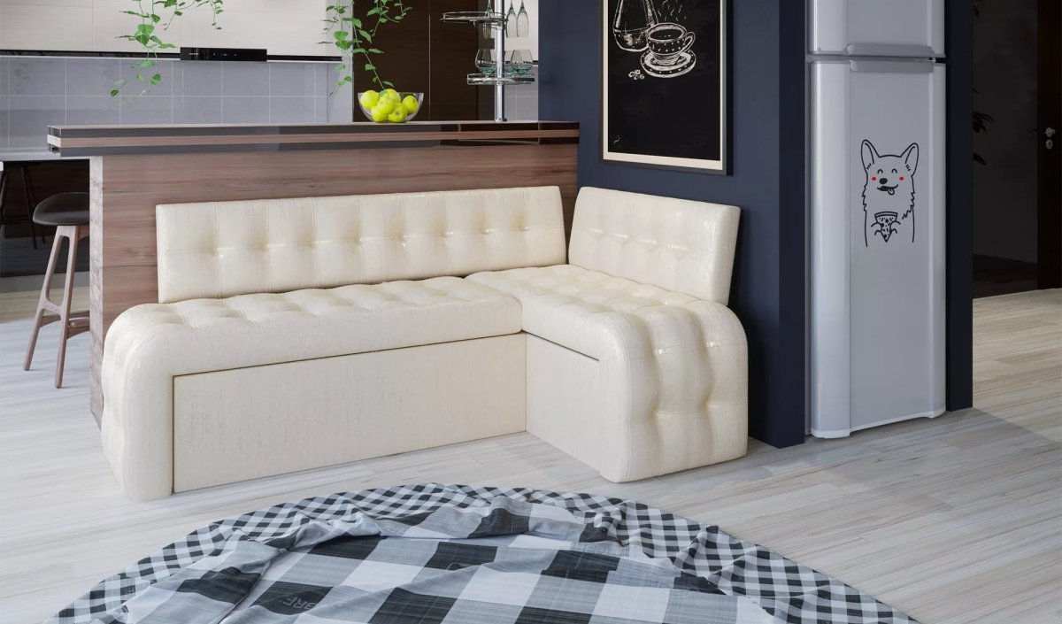 Кухня гостиная с диваном