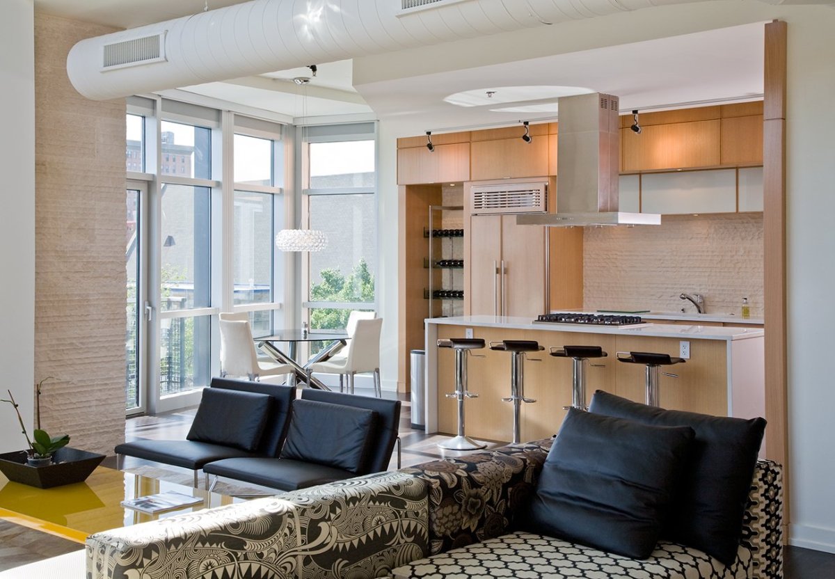 Кухня гостиная со спальным местом