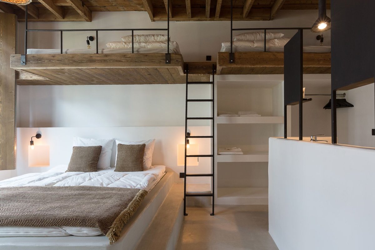 Двухэтажная спальня