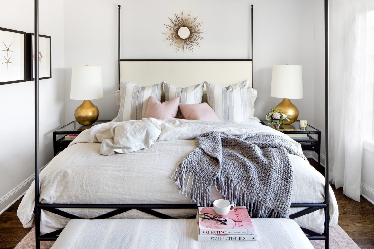 Спальня зимой