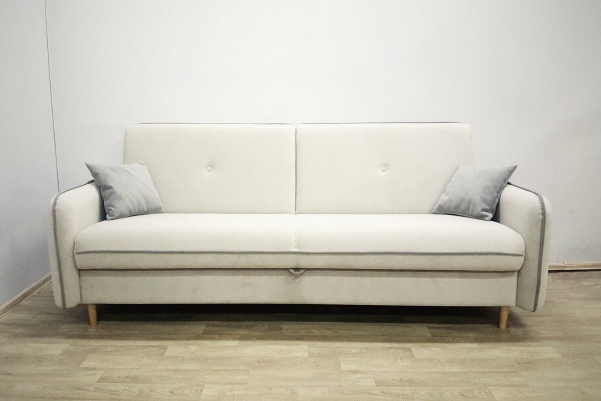 Диван из модулей пуфов