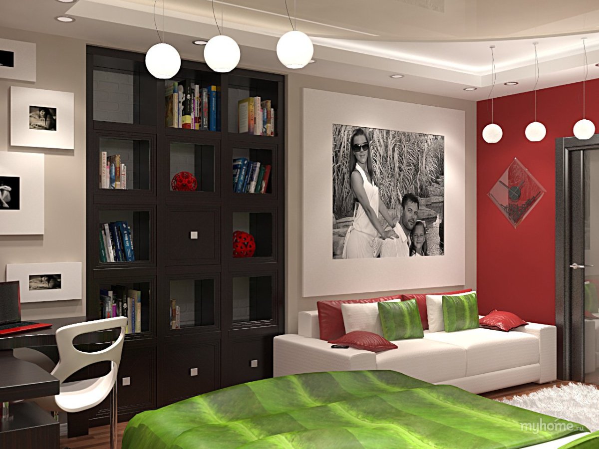 Интерьер комнаты для молодого человека