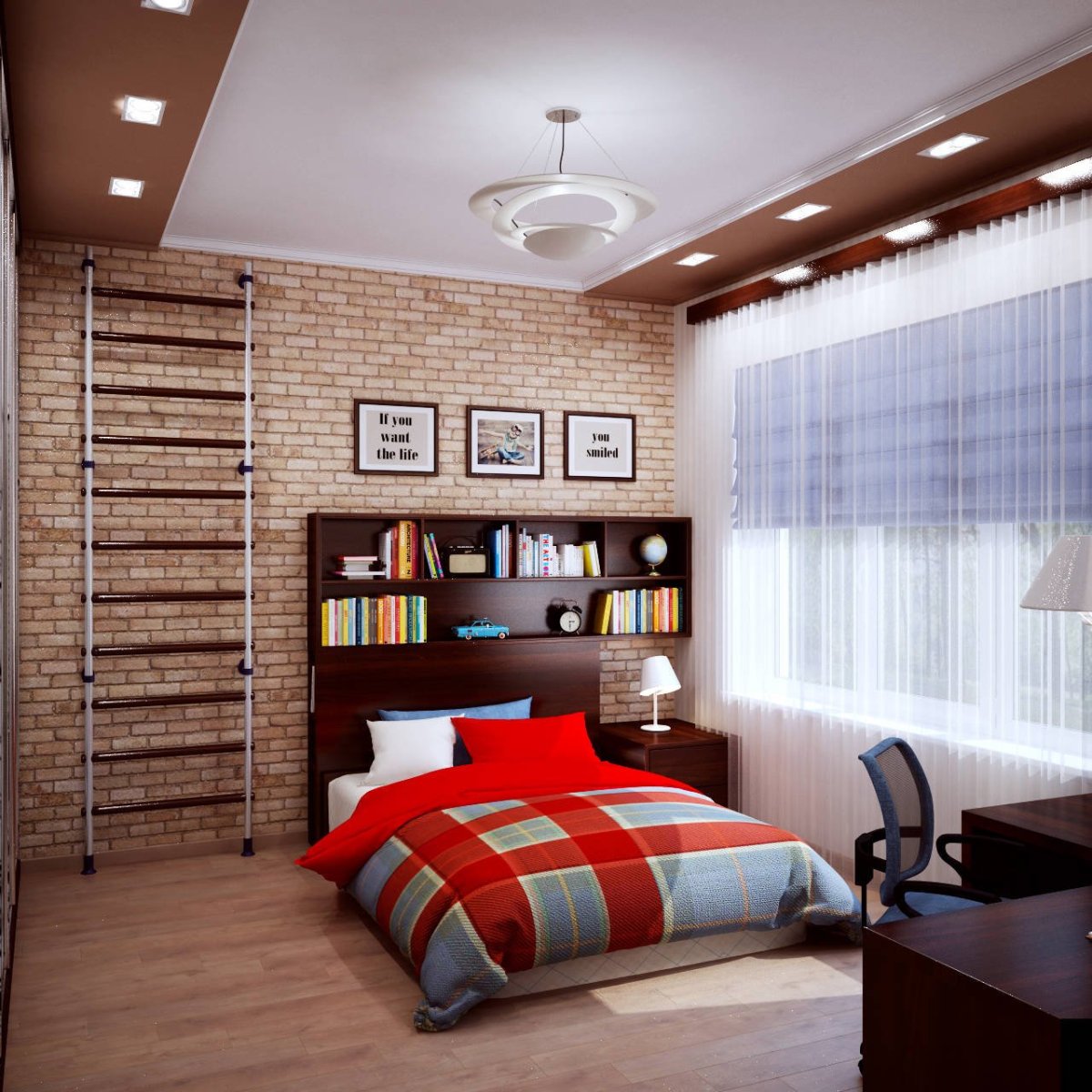 Спальня для подростка мальчика