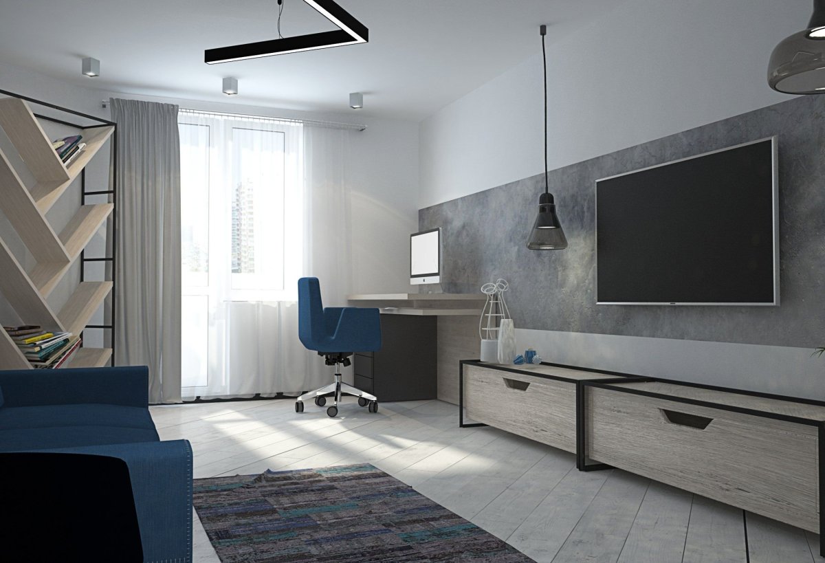 Стильная комната для парня