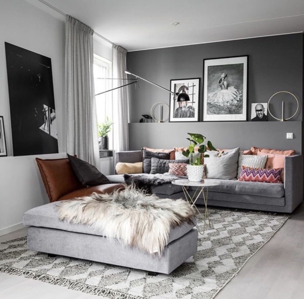 Сканди стиль серый