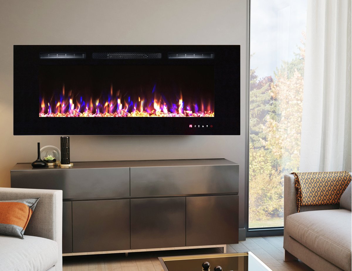 Electric Fireplace aj56-led Lugano