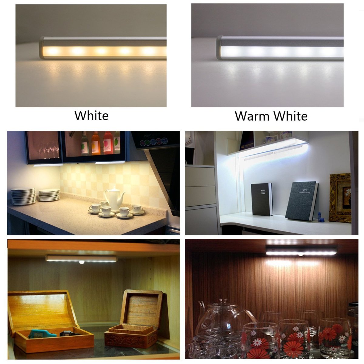 Led Light with Remote Control Set of 3