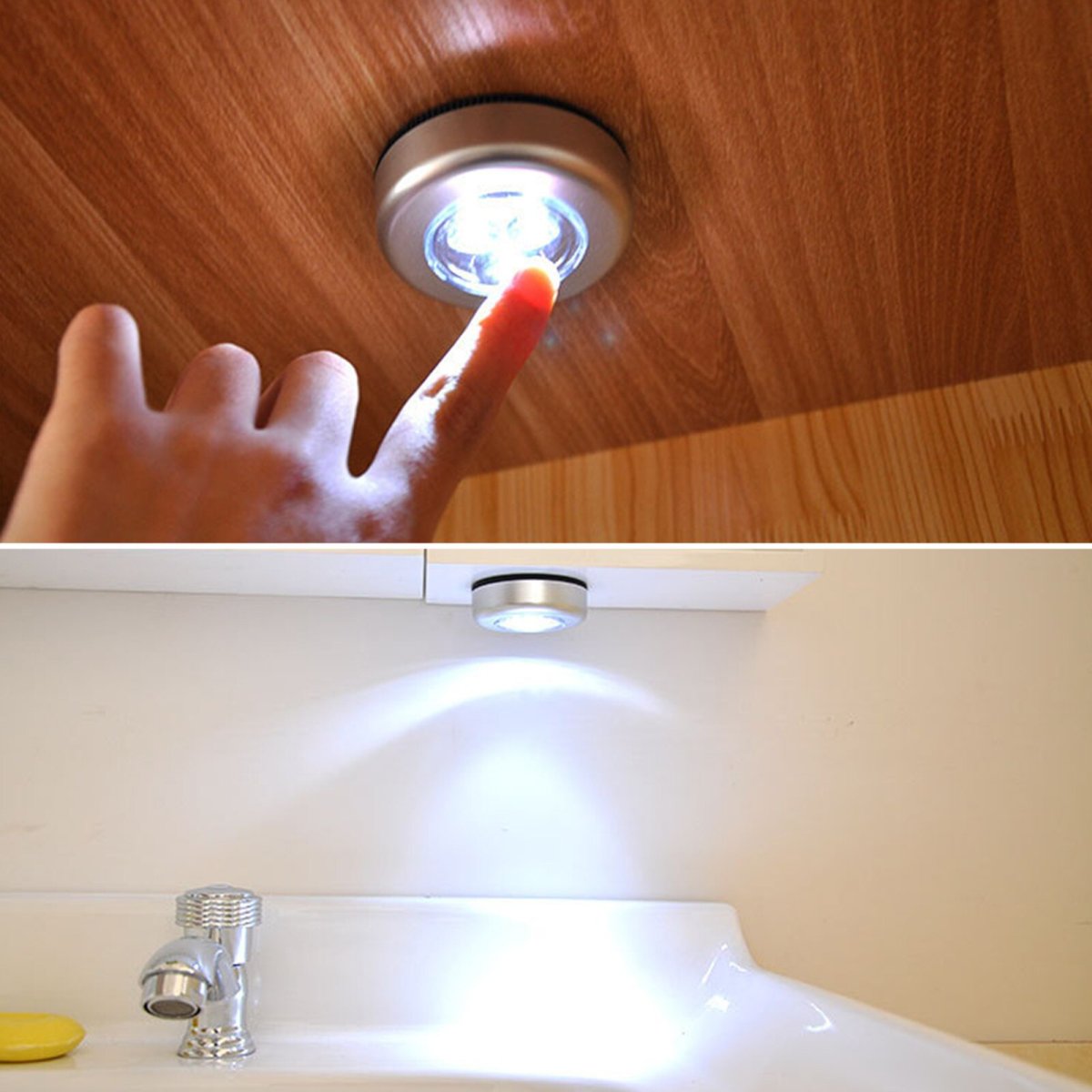 Сенсорный выключатель подсветки шкафа