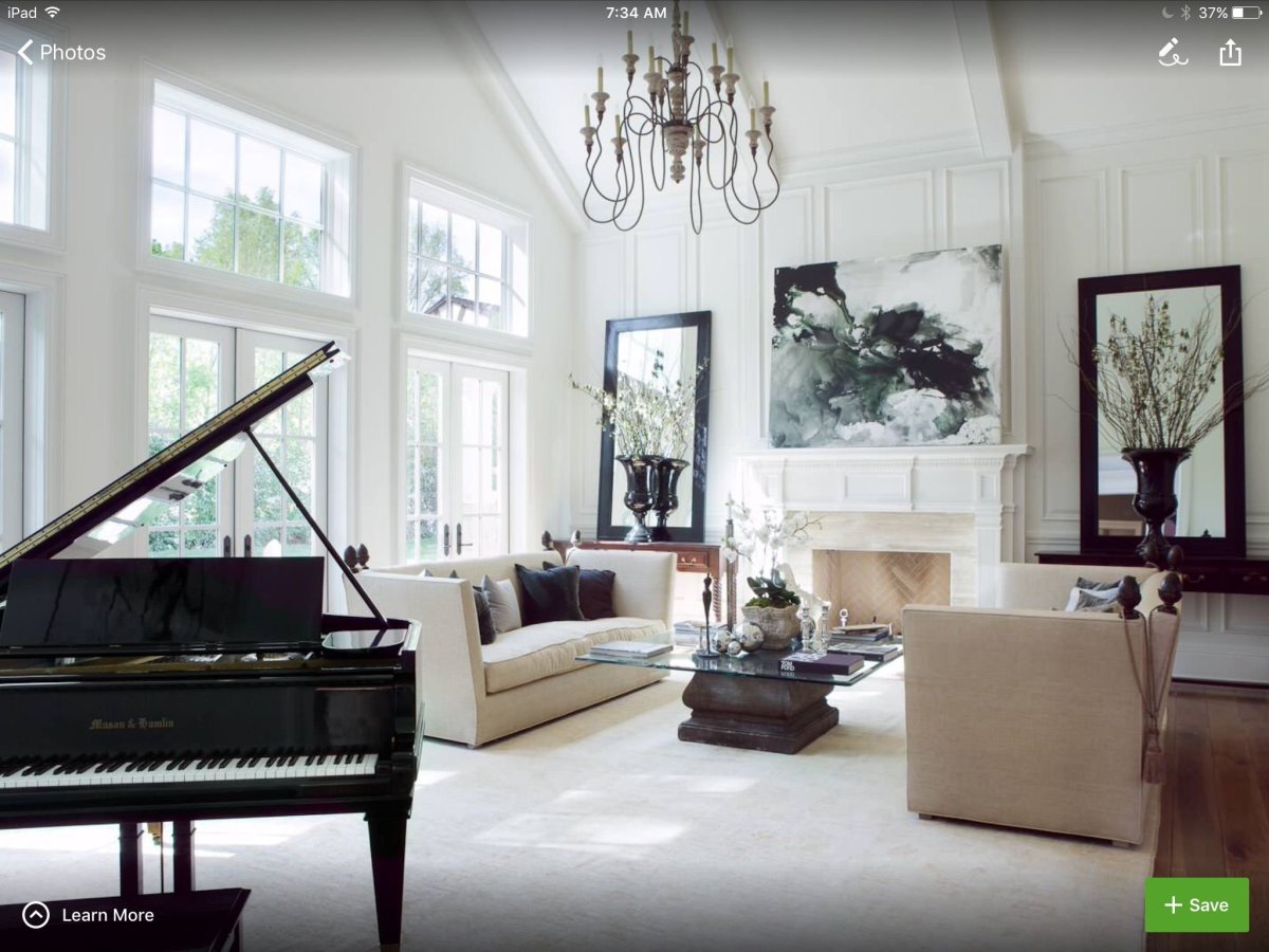 Пианино в интерьере