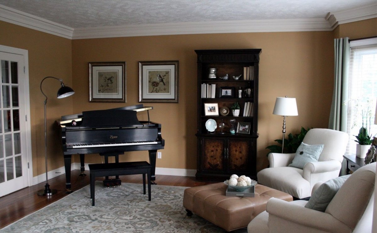 Пианино в современном интерьере