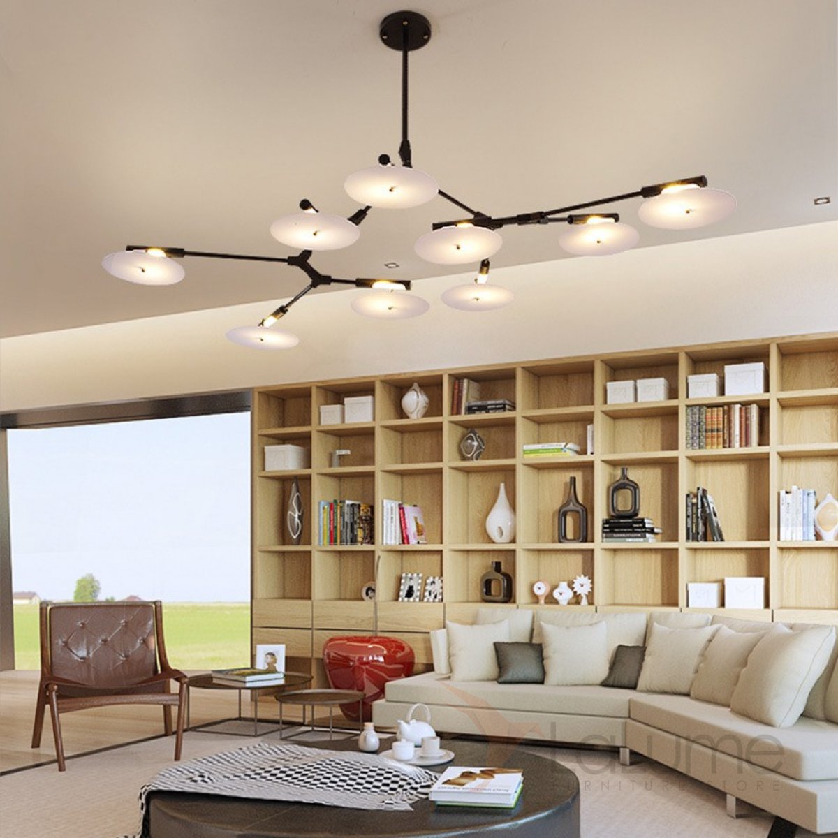 Светильник потолочный желтый